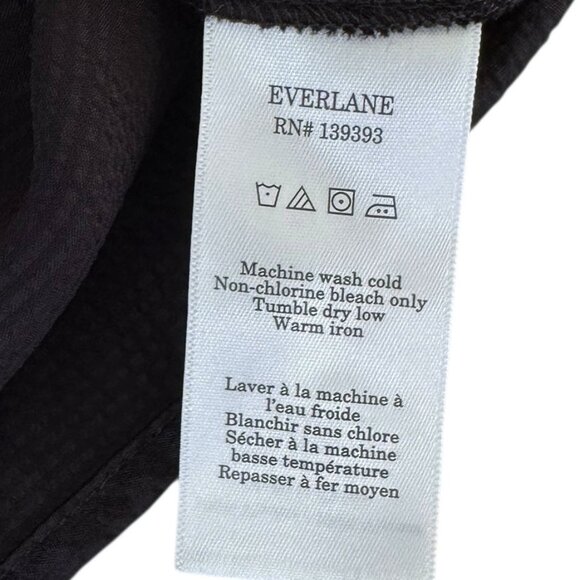 Everlane Black Deep V-neck Maxi Dress - Picture 5 of 7